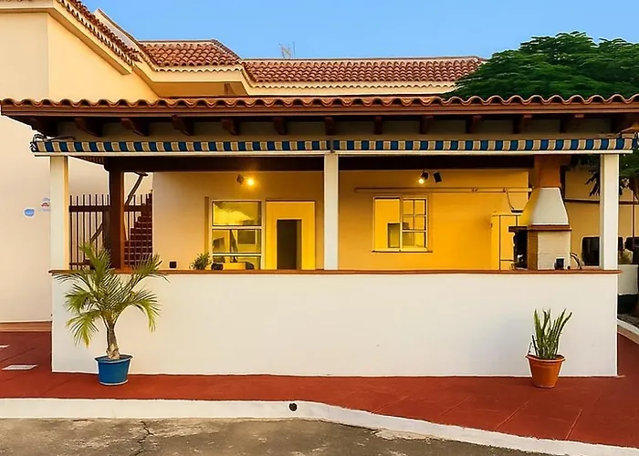 Casa Con Terraza Privada, Atardeceres Y Barbacoa Arona